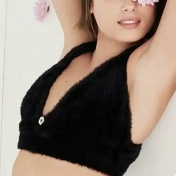 For Love And Lemons Other - For Love And Lemons Devon Black Bralette Top